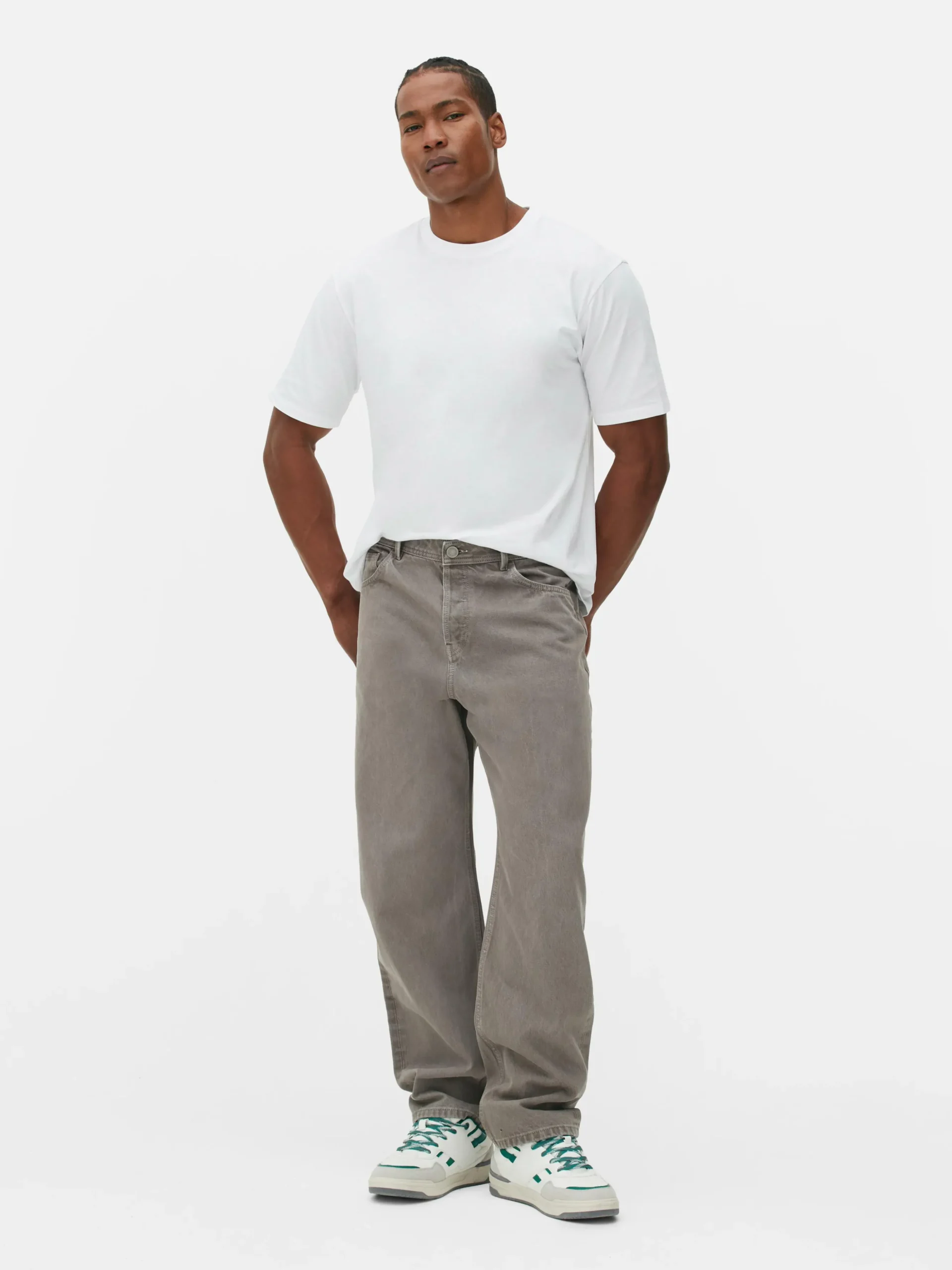 Pantalones Vaqueros De Corte Holgado