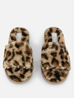 Pantuflas De Pelo Sintético