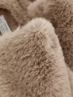 Pantuflas De Pelo Sintético