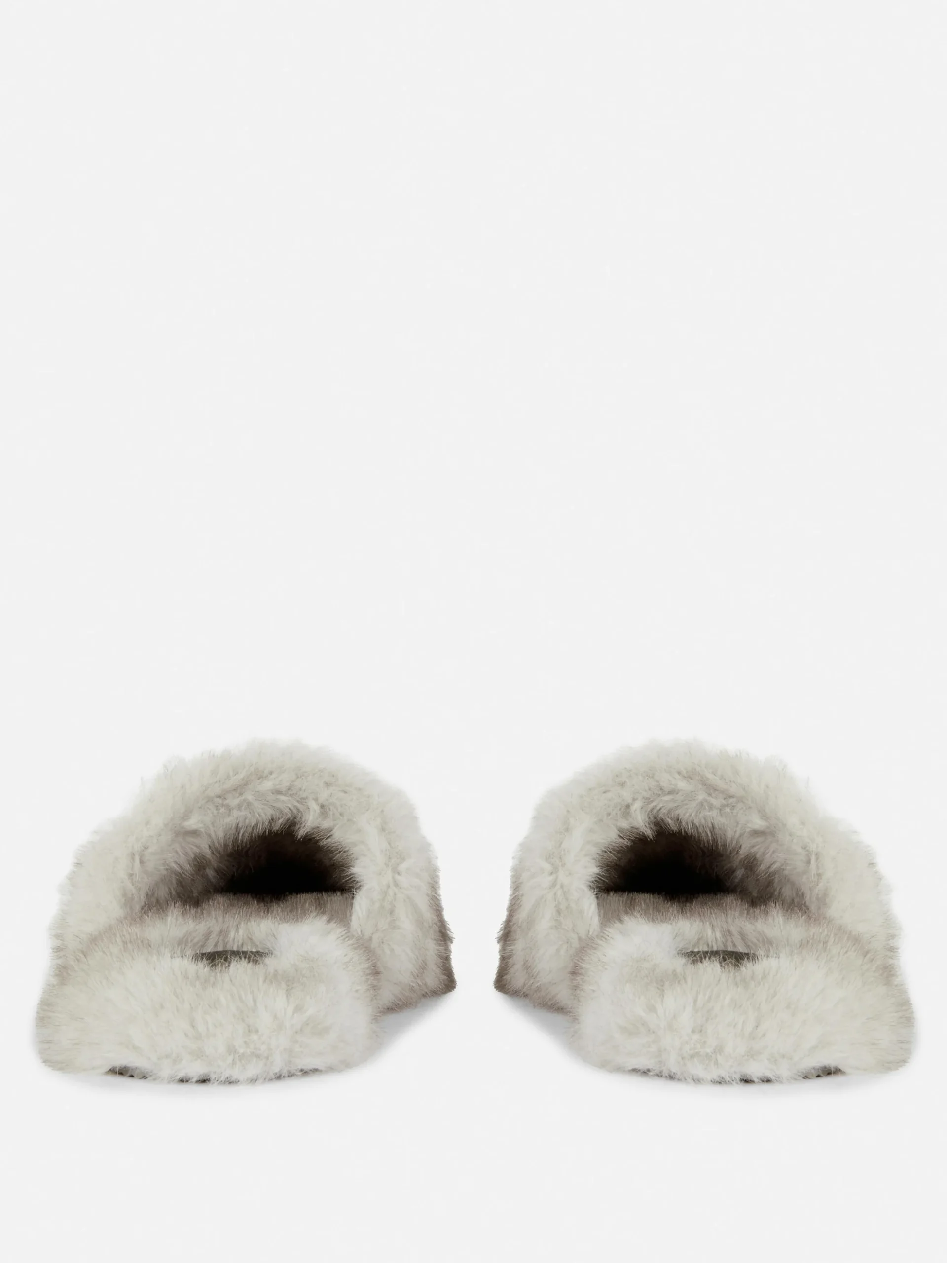 Pantuflas Destalonadas De Pelo De The Edit
