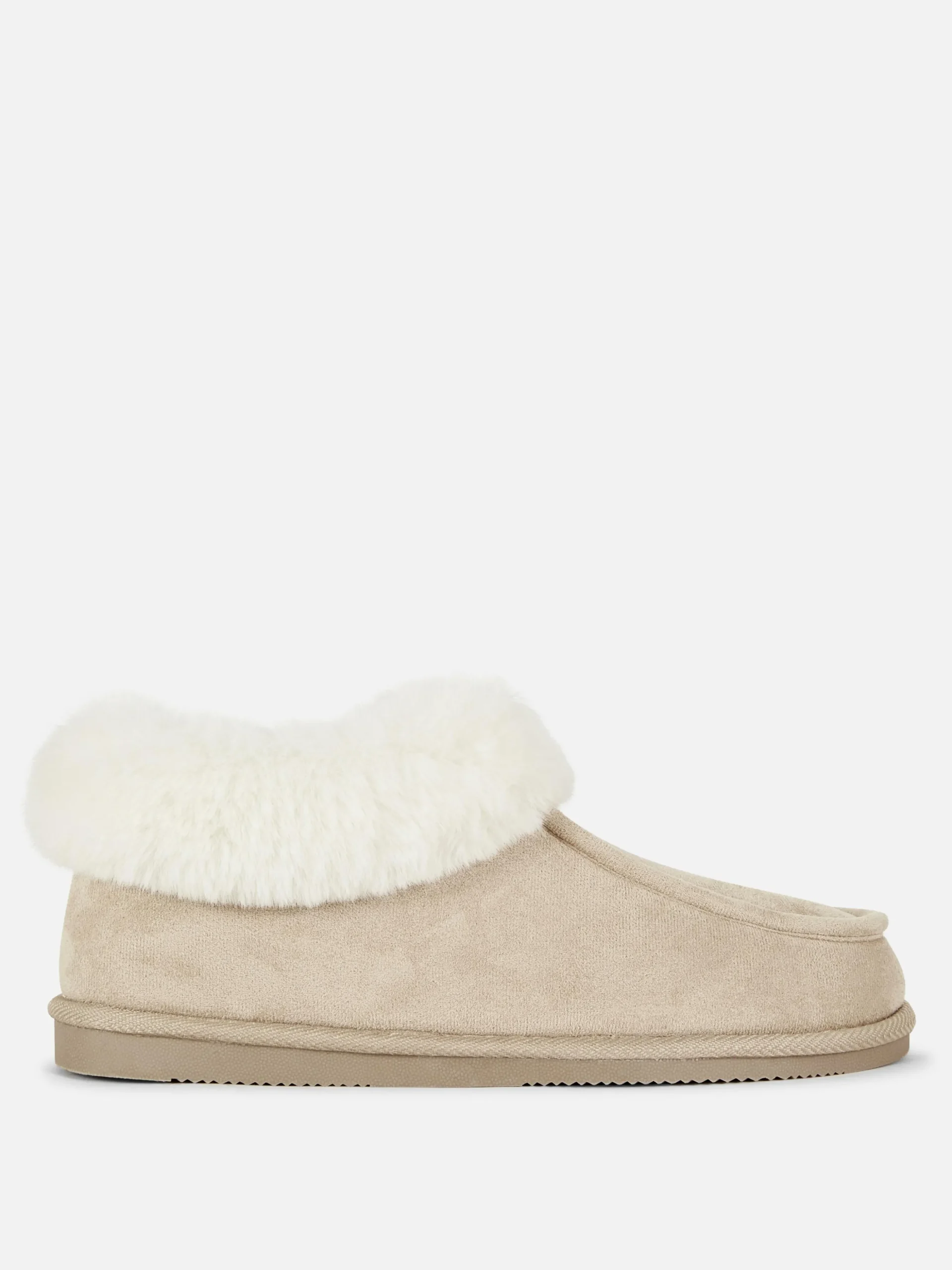 Pantuflas Estilo Mocasín Con Forro De Pelo Sintético