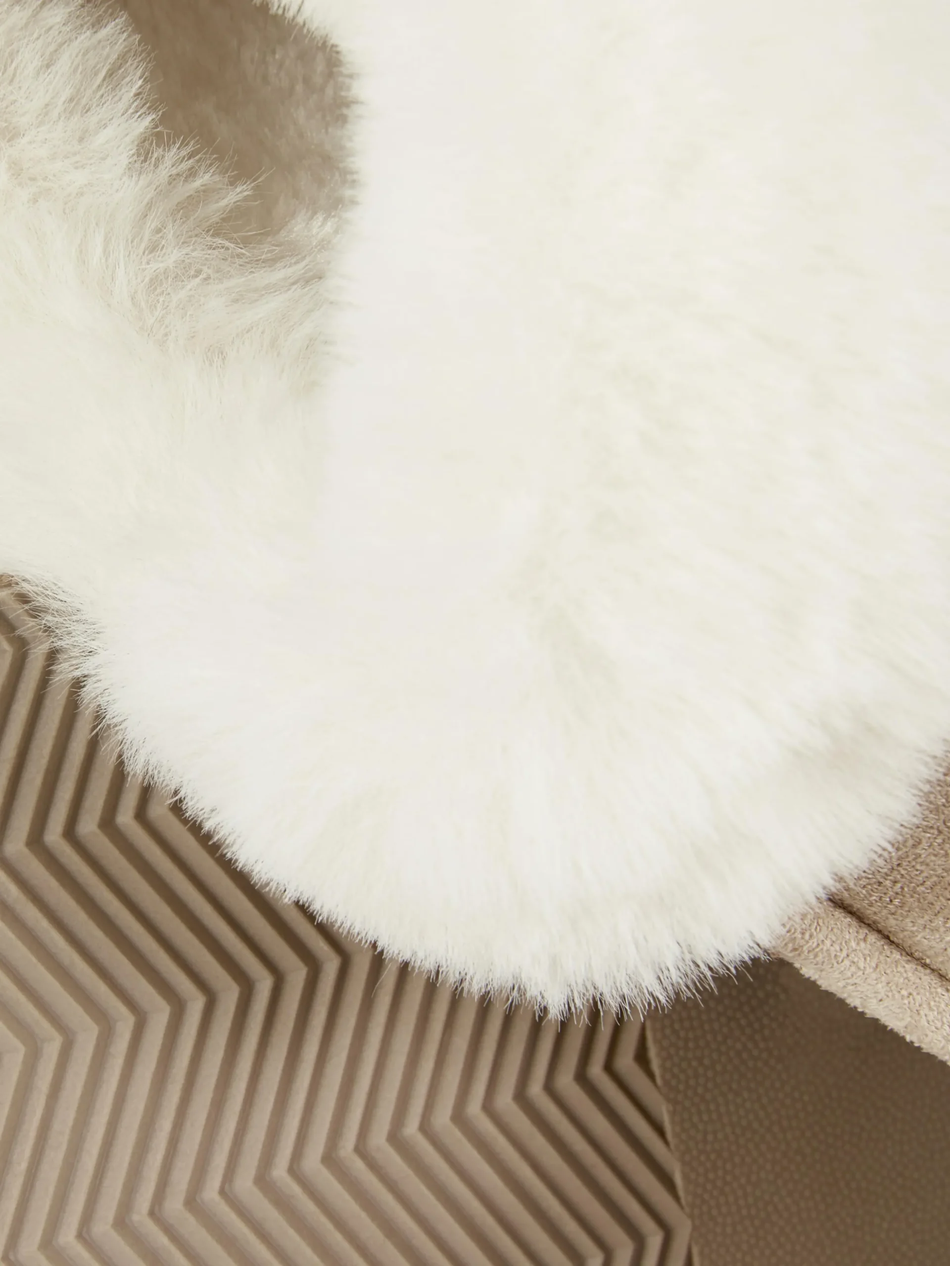 Pantuflas Estilo Mocasín Con Forro De Pelo Sintético