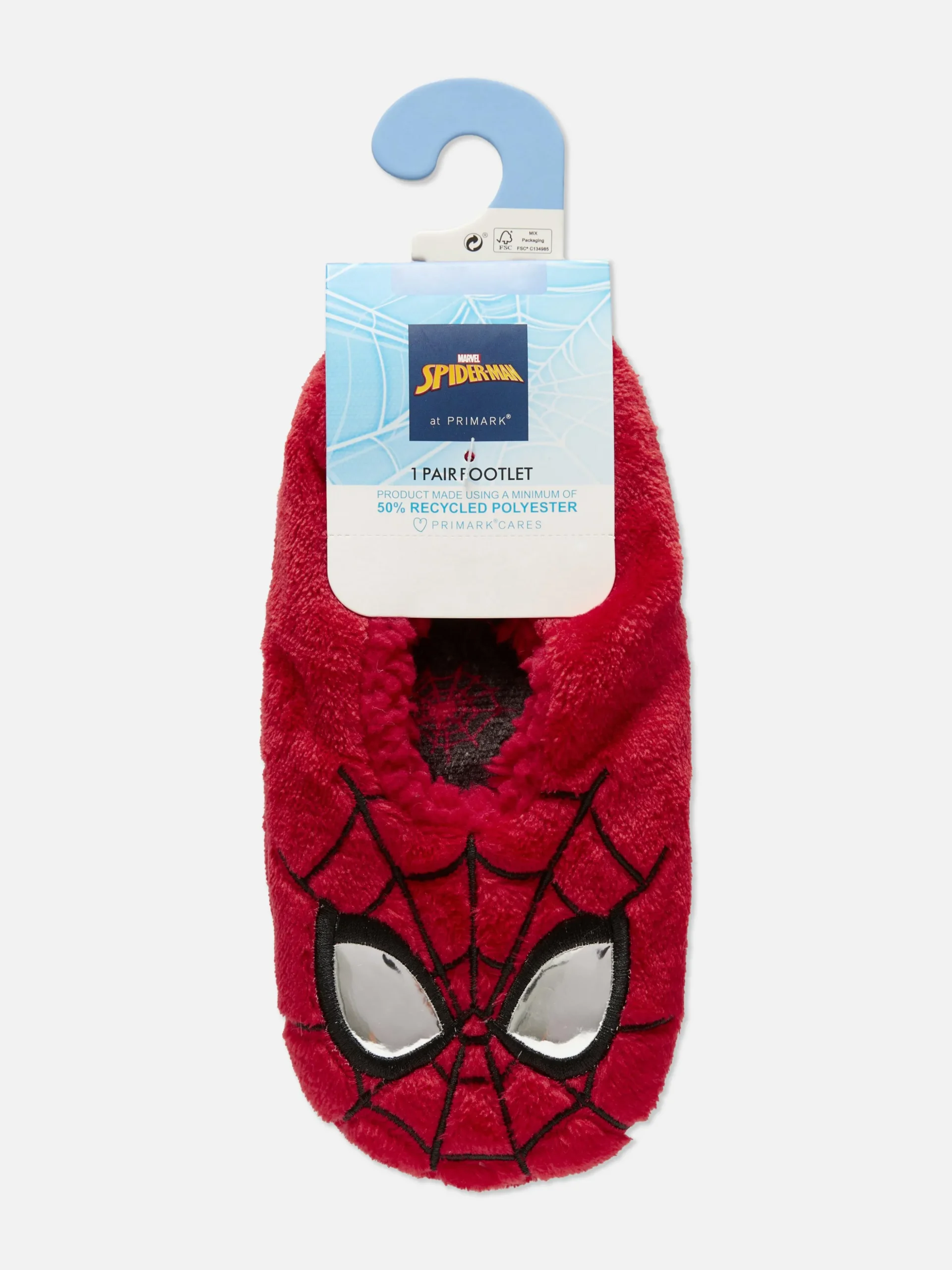 Pantuflas Suaves Al Tacto De Spiderman De Marvel