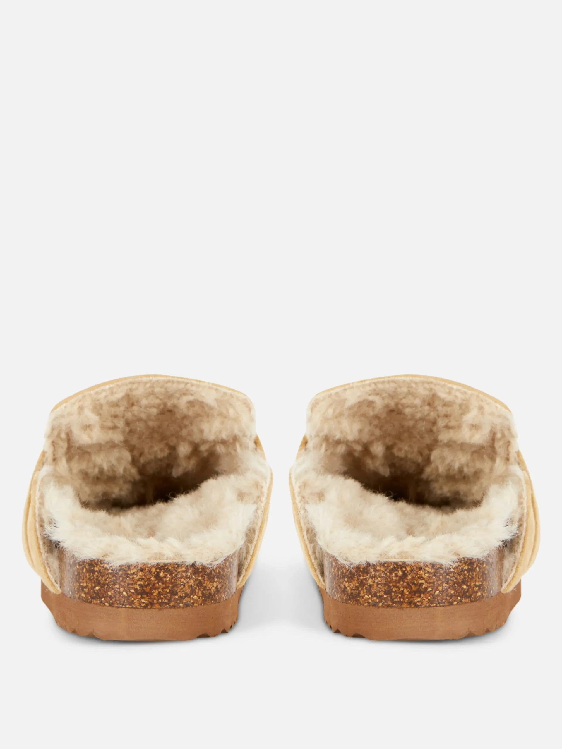 Pantuflas Tipo Mocasín Con Forro De Pelo Sintético