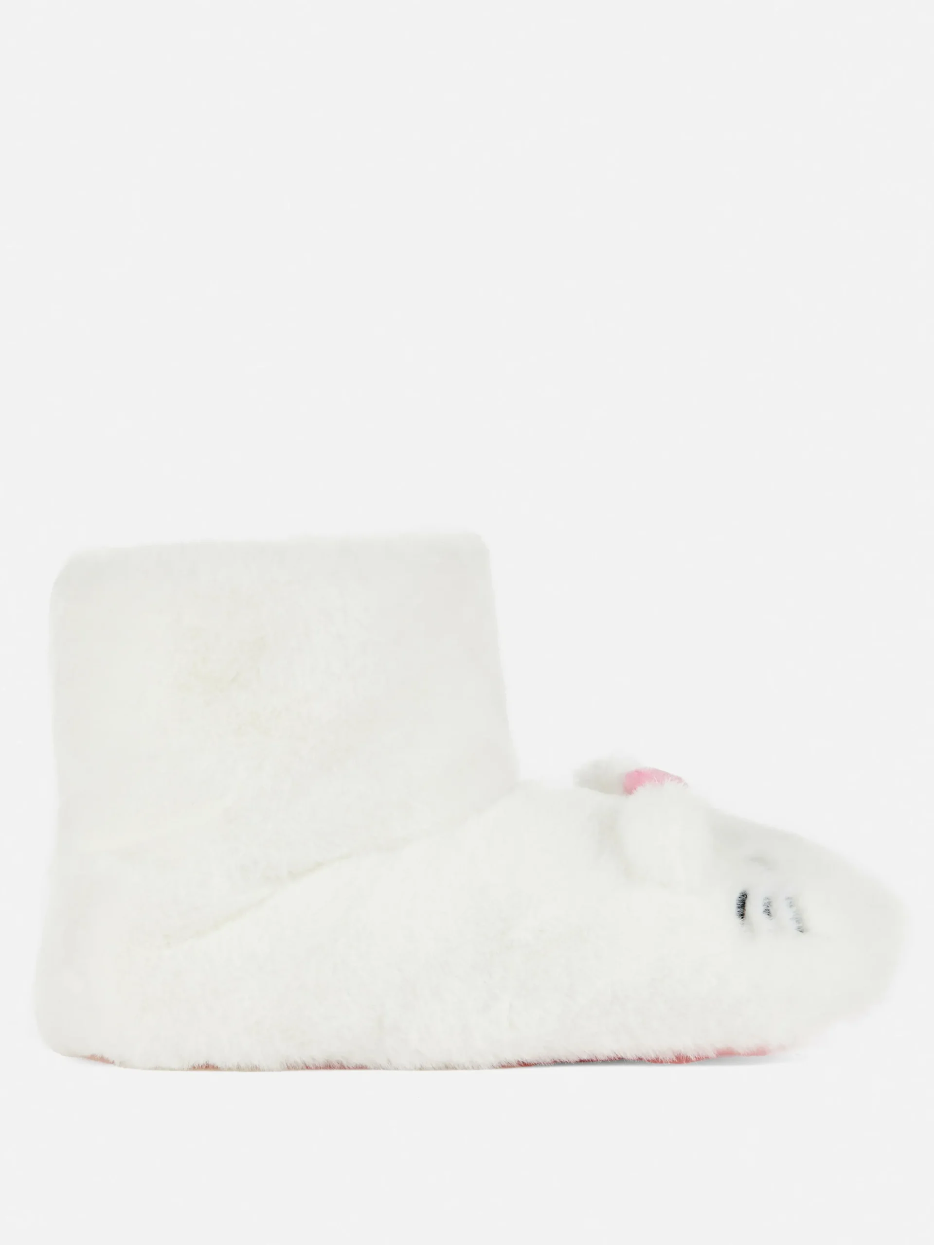 Pantuflas Tipo Patuco De Felpa De Hello Kitty