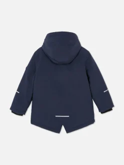 Parka Con Capucha Y Cuatro Bolsillos