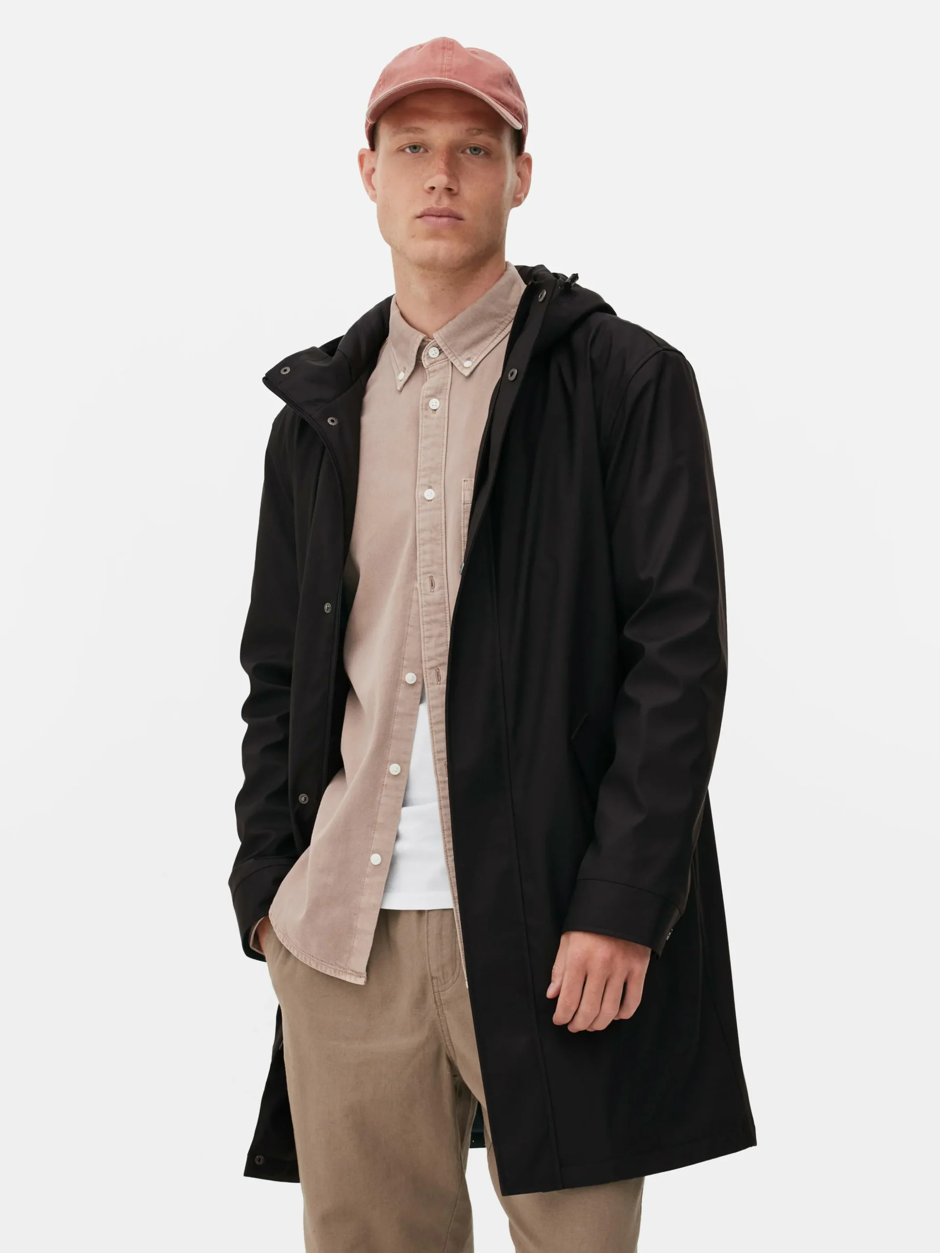 Parka Con Capucha Y Revestimiento De Goma