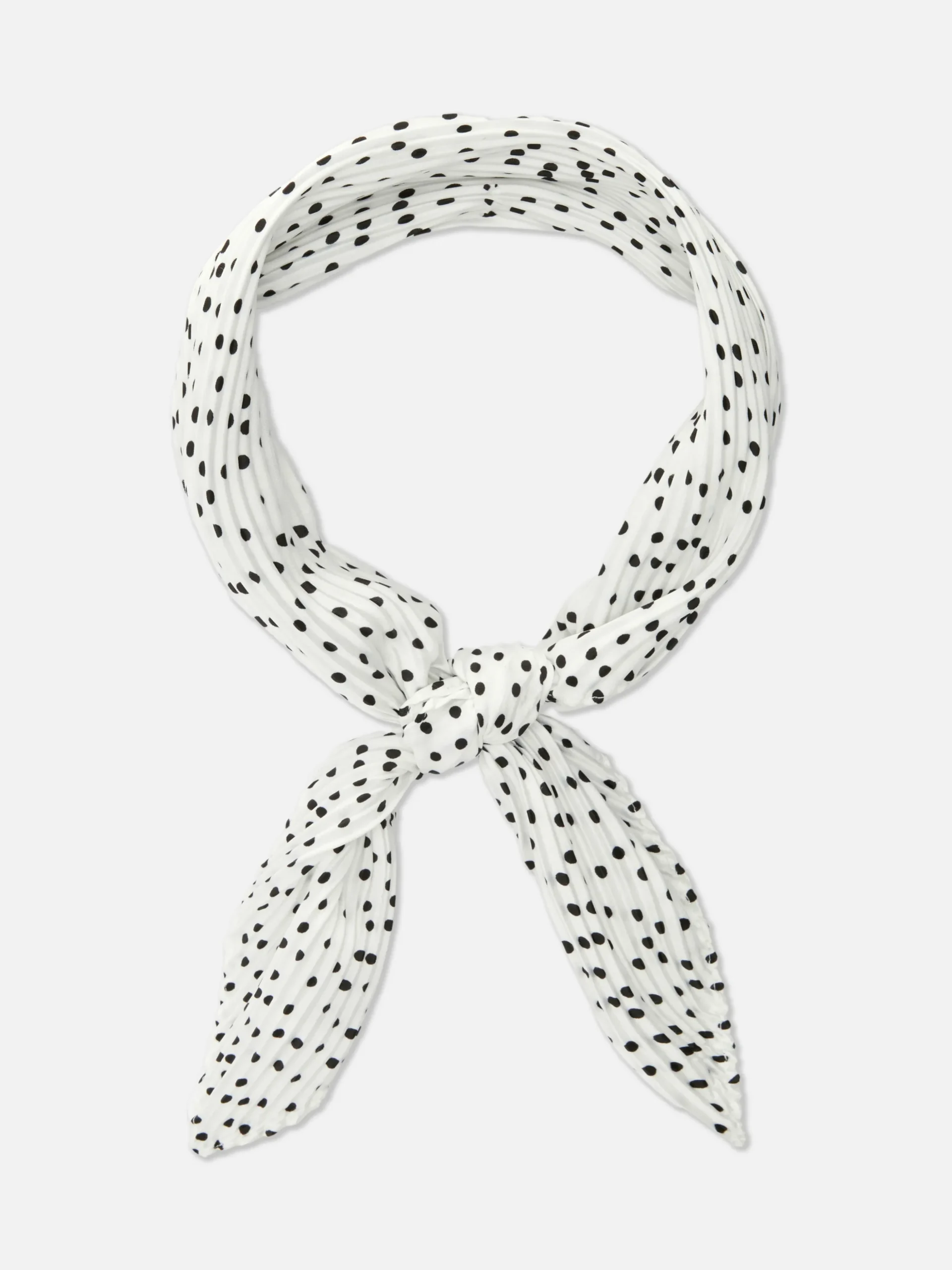 Pañuelo Con Estampado De Corazones