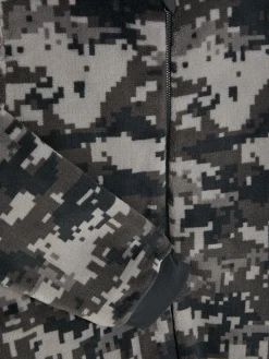 Pelele Con Cremallera Y Estampado De Camuflaje