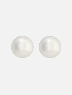 Pendientes De Botón De Orbe Con Diseño Recortado