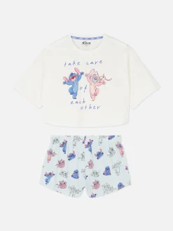 Pijama Corto De Stitch Y Ángel De Disney
