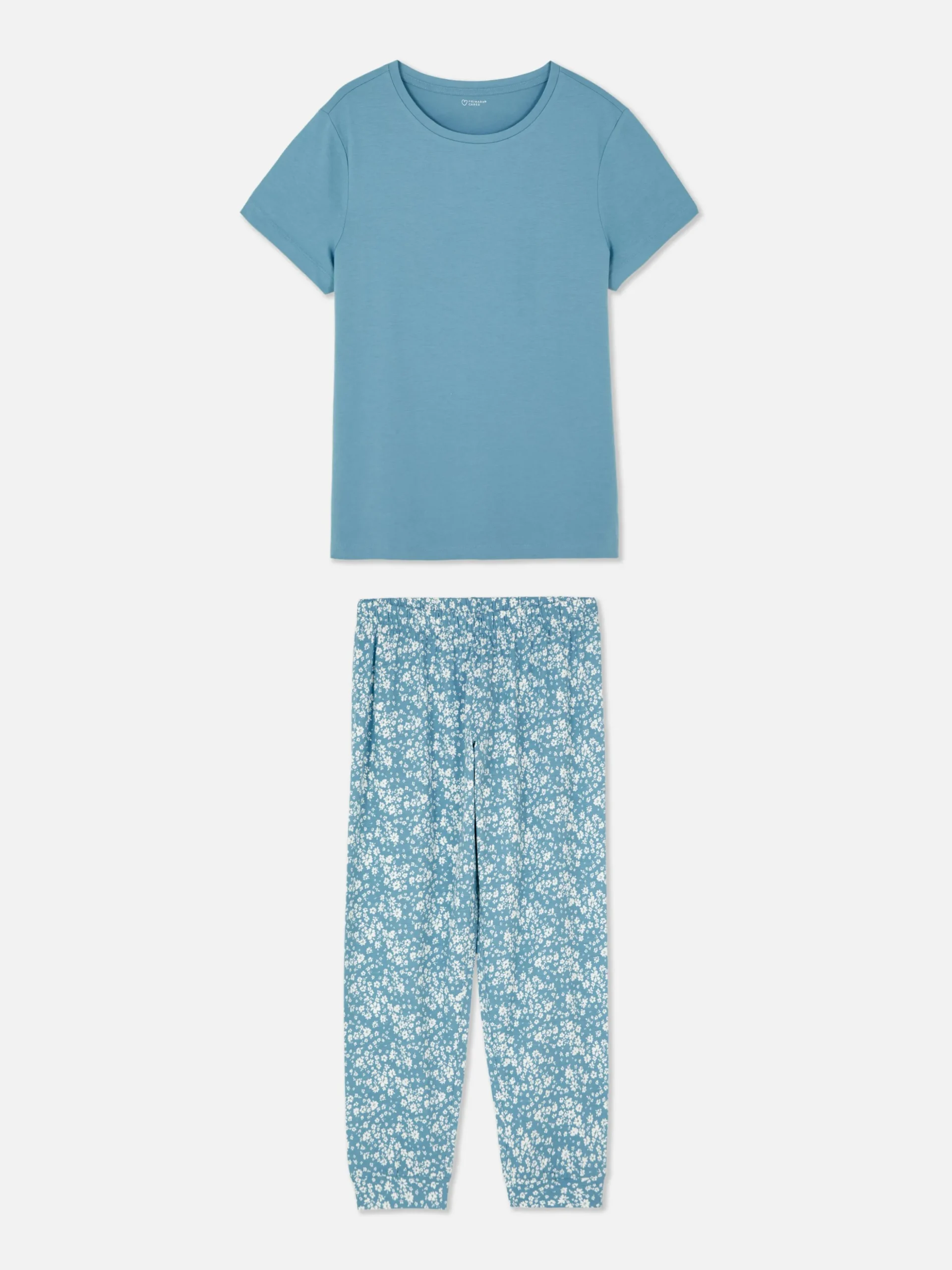 Pijama De Manga Corta Estampado