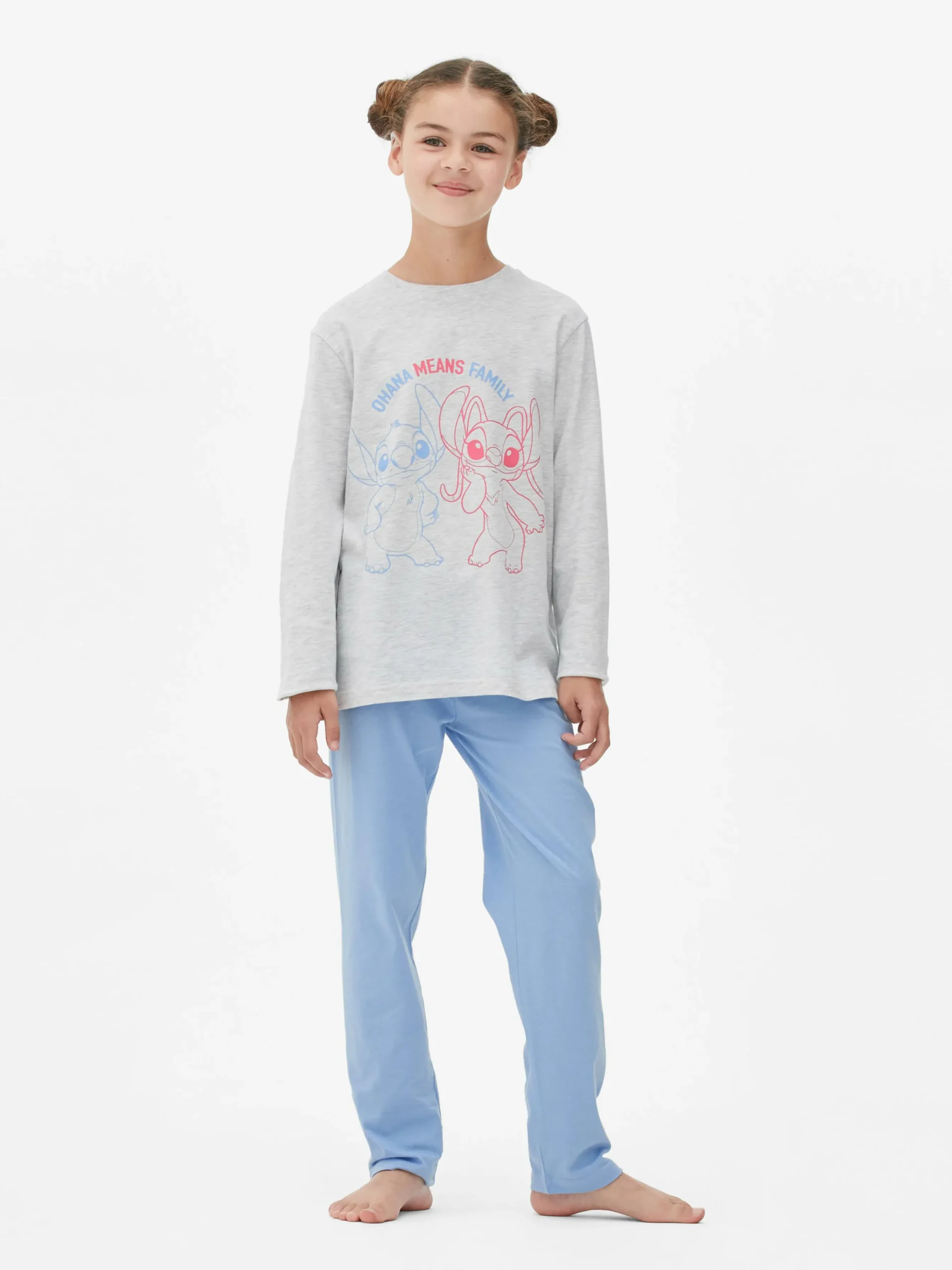 Pijama De Manga Larga De Stitch De Disney