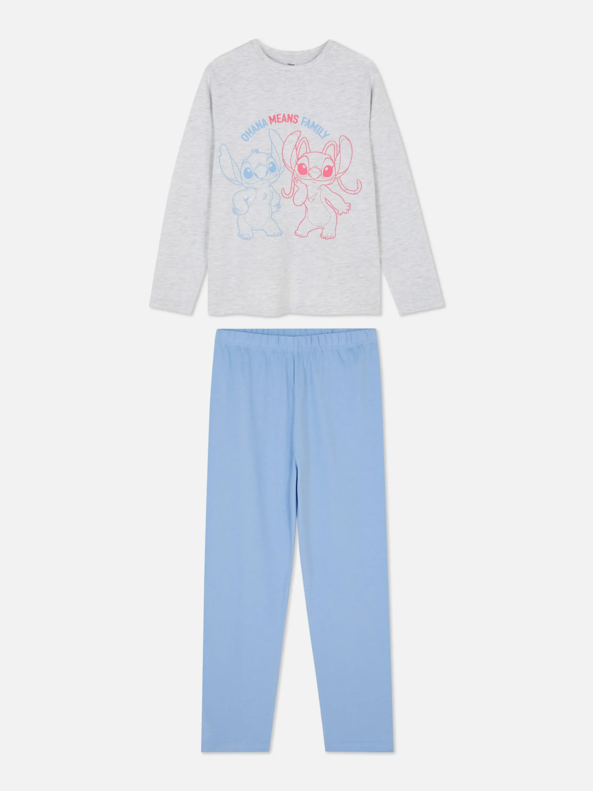 Pijama De Manga Larga De Stitch De Disney