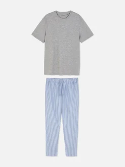 Pijama De Popelina De Algodón