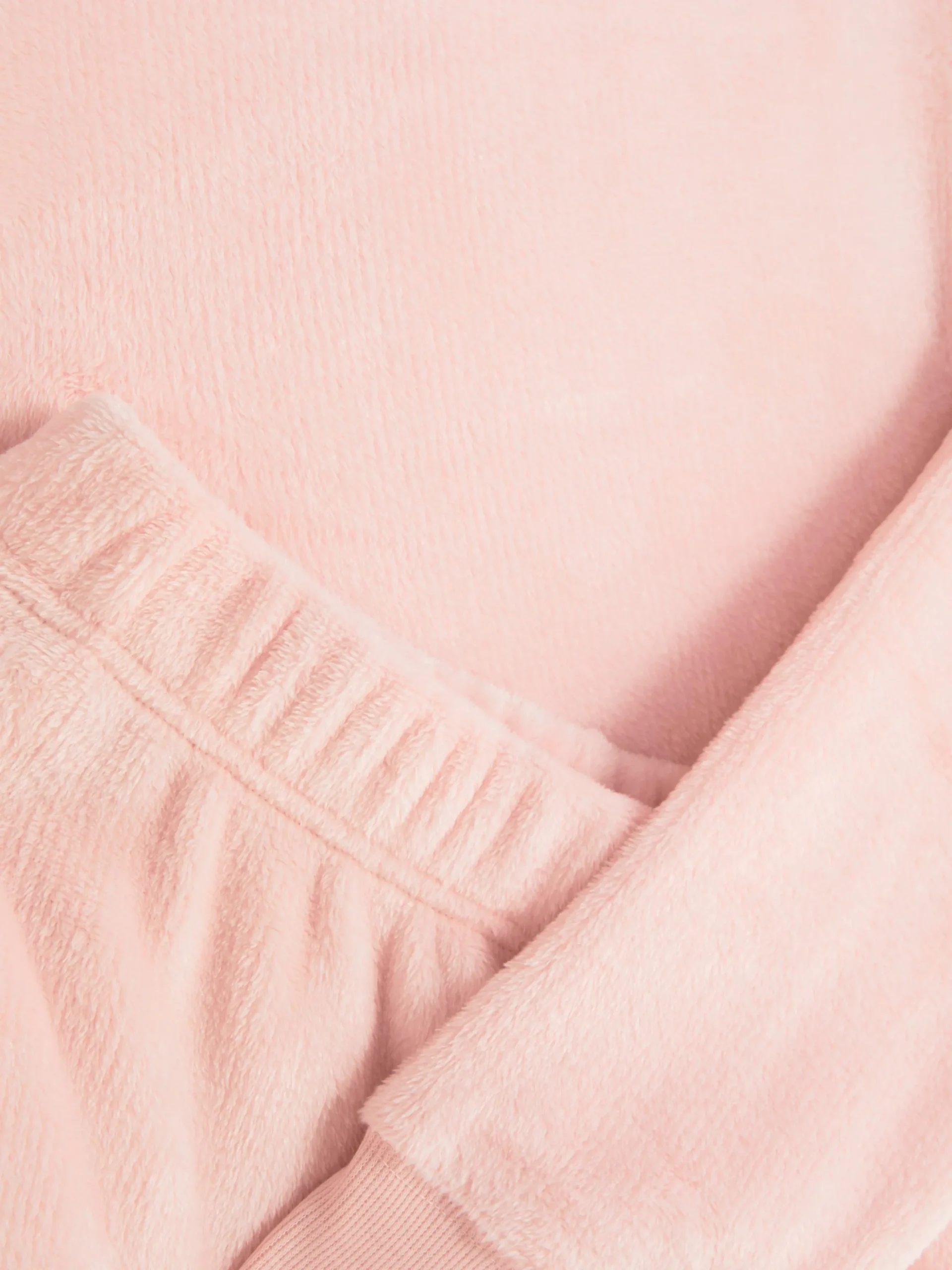 Pijama De Tejido Polar De Manga Larga