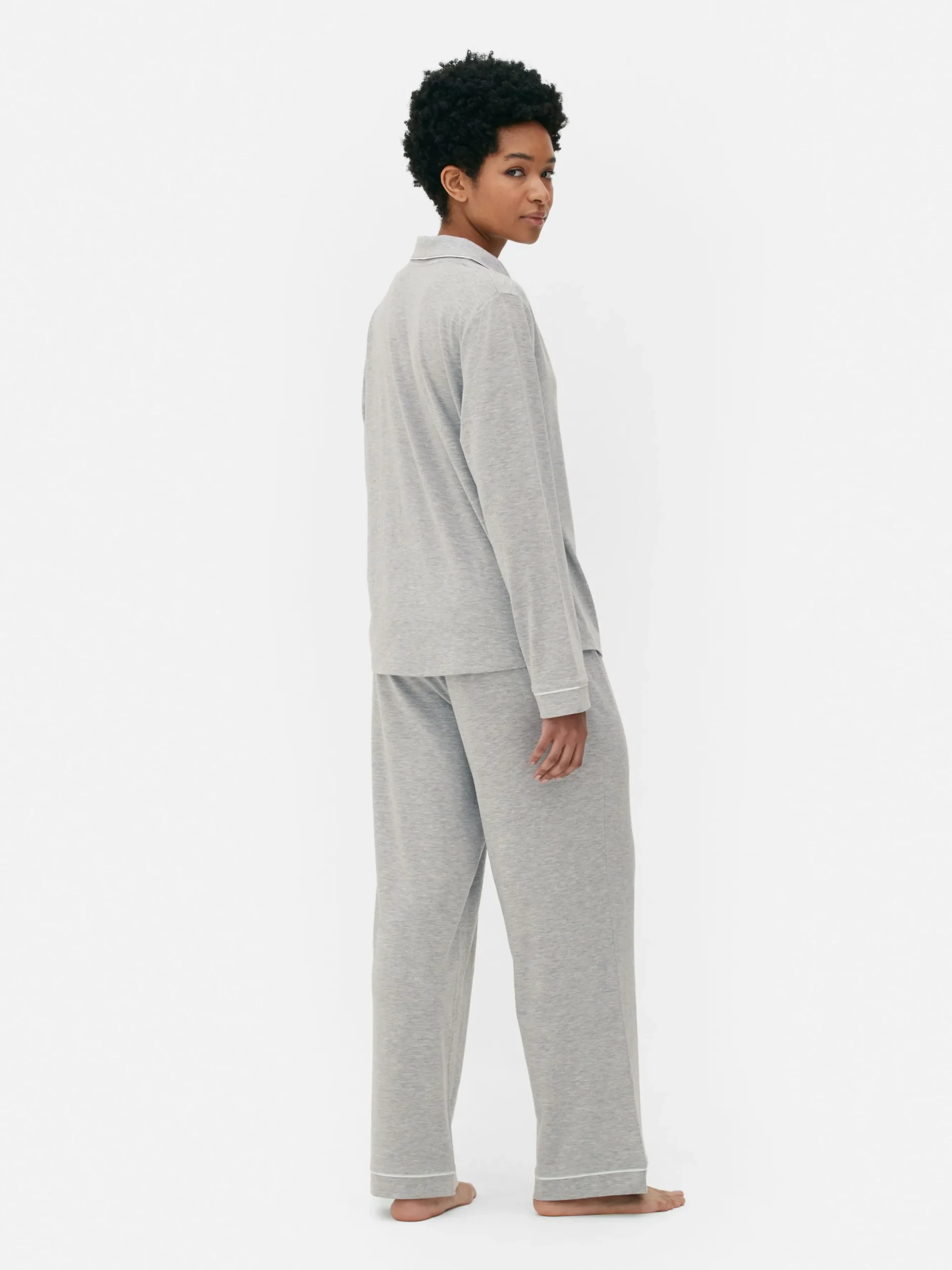 Pijama Largo De Corte Boyfriend