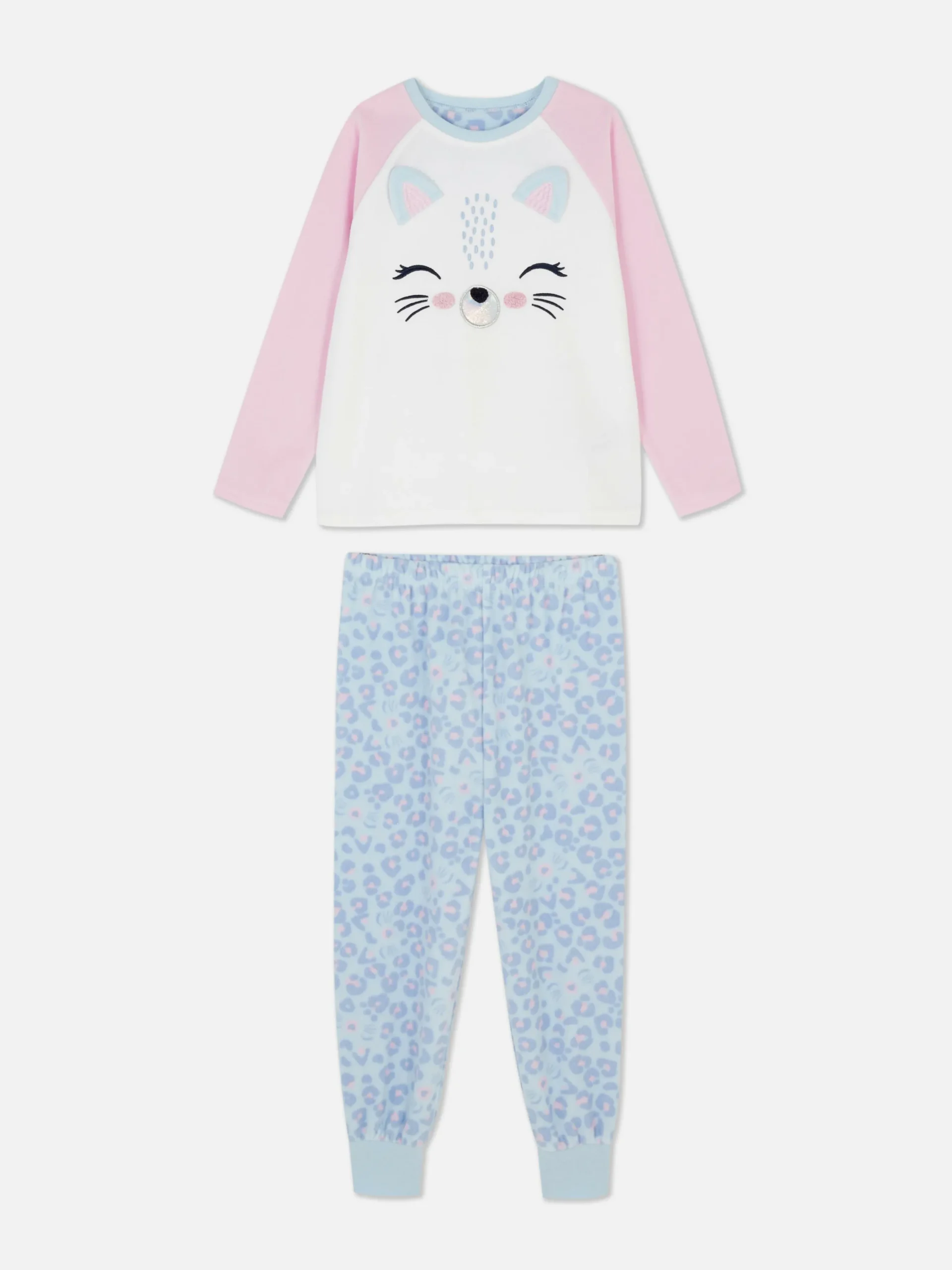 Pijama Polar Con Gato