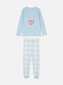 Pijama Polar Con Palomitas De Maíz