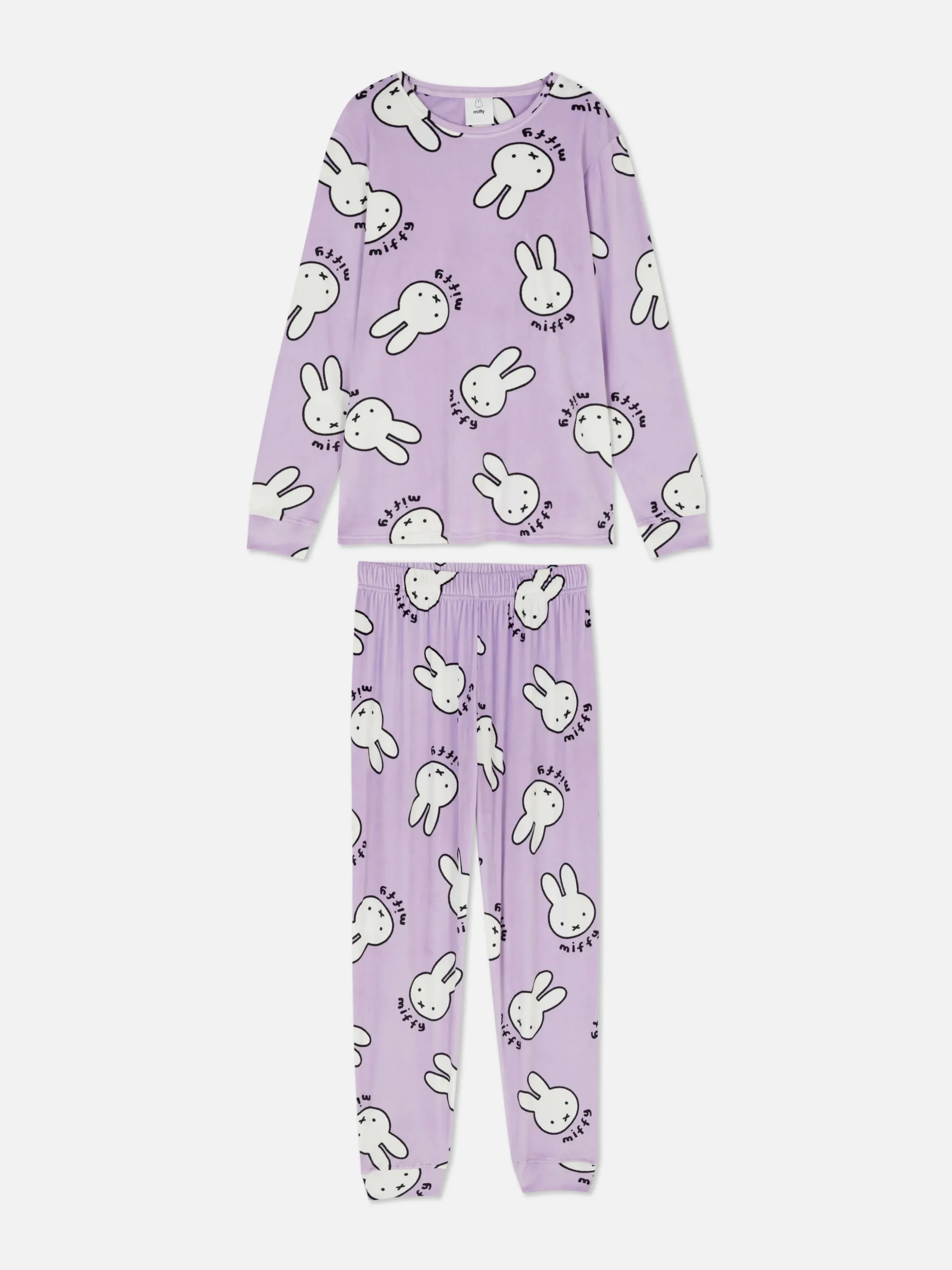 Pijama Polar De Manga Larga De Miffy