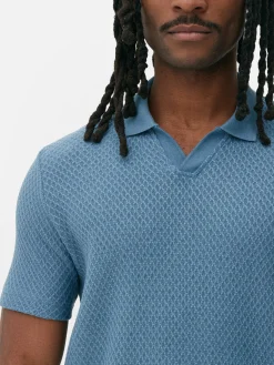 Polo De Punto Con Textura De Kem