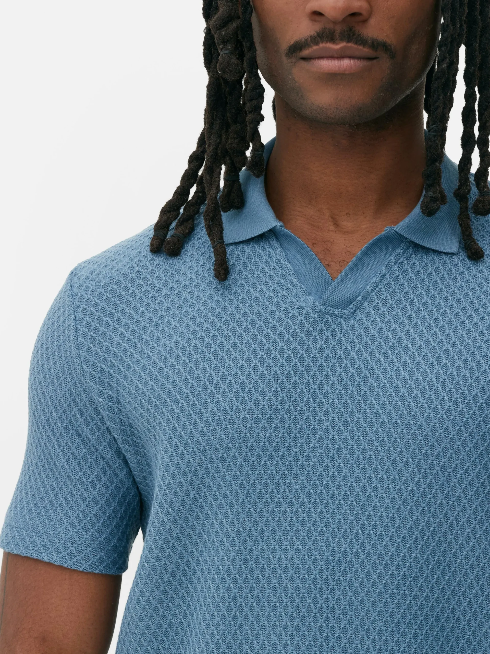 Polo De Punto Con Textura De Kem