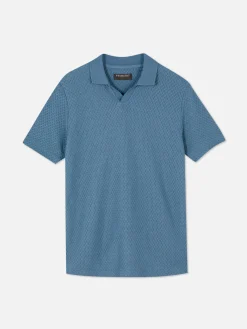 Polo De Punto Con Textura De Kem