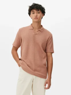 Polo De Punto Con Textura De Kem