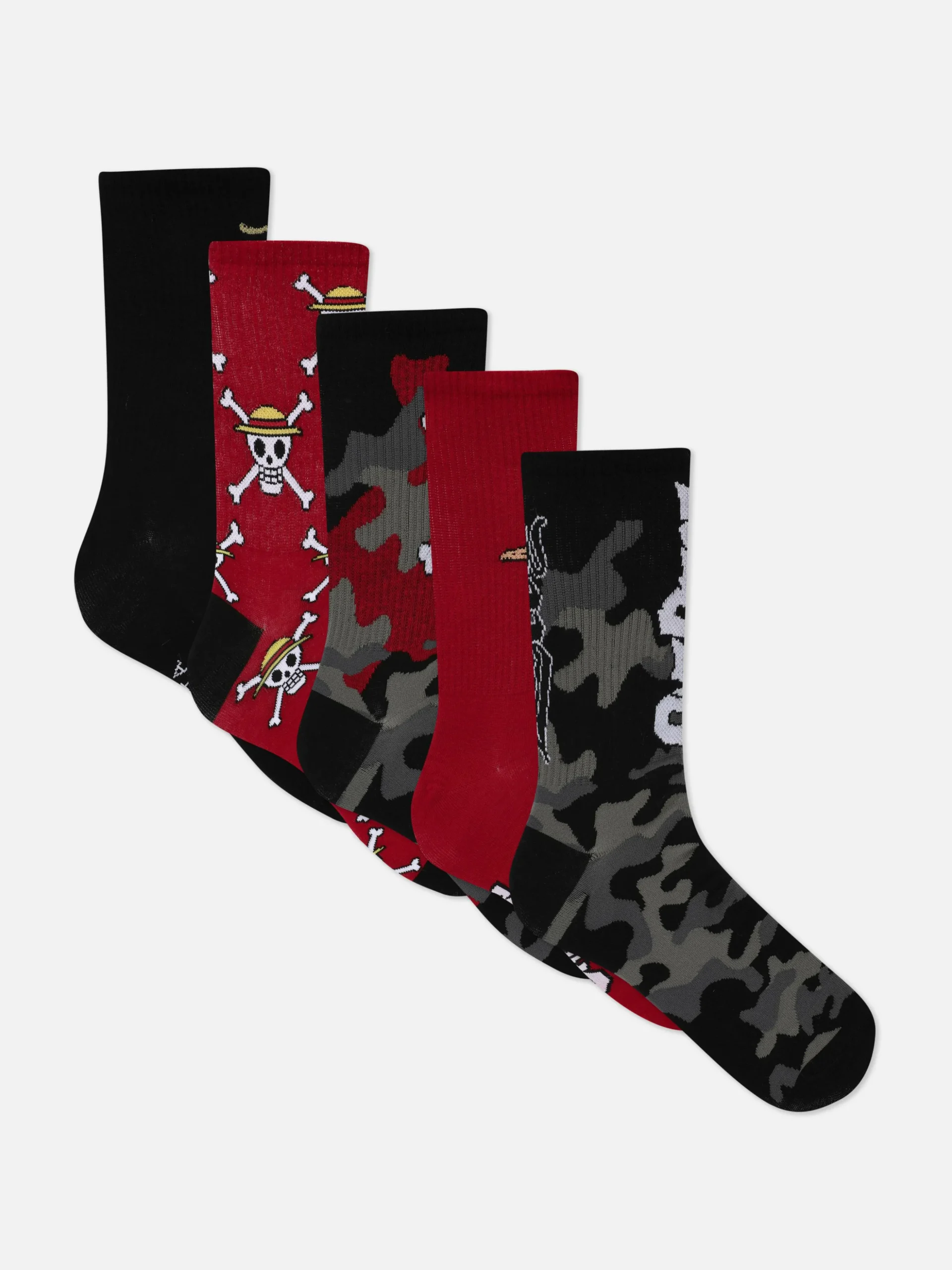 Set De 5 Pares De Calcetines Bajos De One Piece