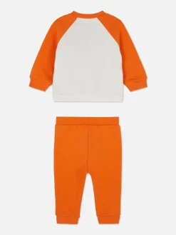 Set De Sudadera Y Joggers Con Calabazas De Halloween