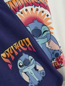 Set De Sudadera Y Pantalón Corto De Stitch De Disney