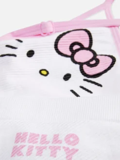 Set De Tanga Y Bralette Sin Costuras De Hello Kitty