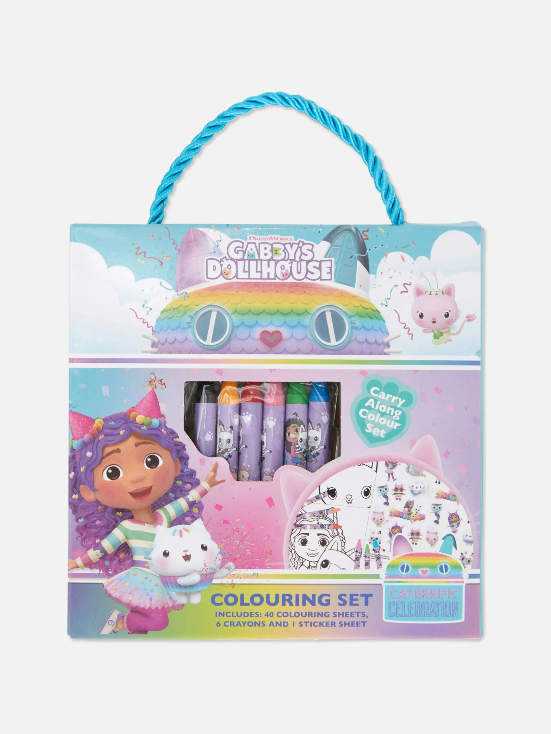 Set Para Colorear De La Casa De Muñecas De Gabby