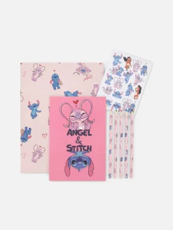Set Para Colorear De Stitch Y Ángel De Disney