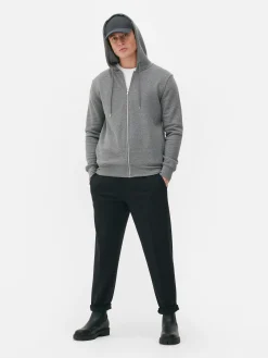 Sudadera Básica Con Capucha Y Cremallera