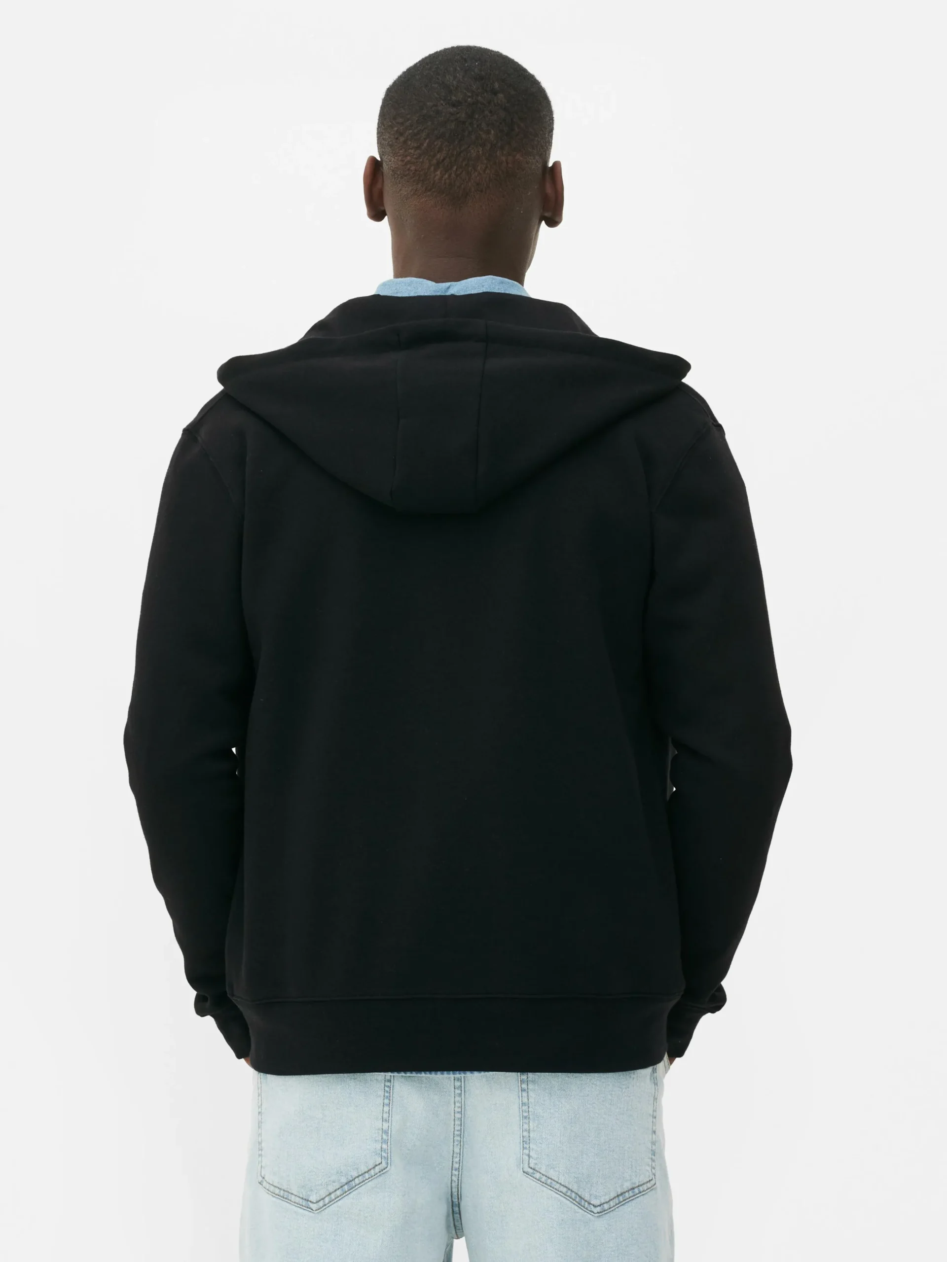 Sudadera Básica Con Capucha Y Cremallera