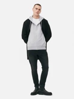 Sudadera Básica Con Capucha Y Cremallera