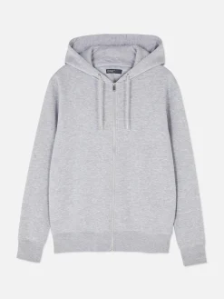 Sudadera Básica Con Capucha Y Cremallera