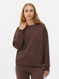 Sudadera Básica De Cuello Redondo