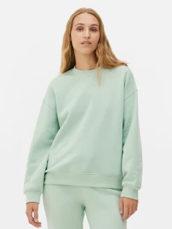 Sudadera Básica De Cuello Redondo