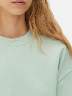 Sudadera Básica De Cuello Redondo