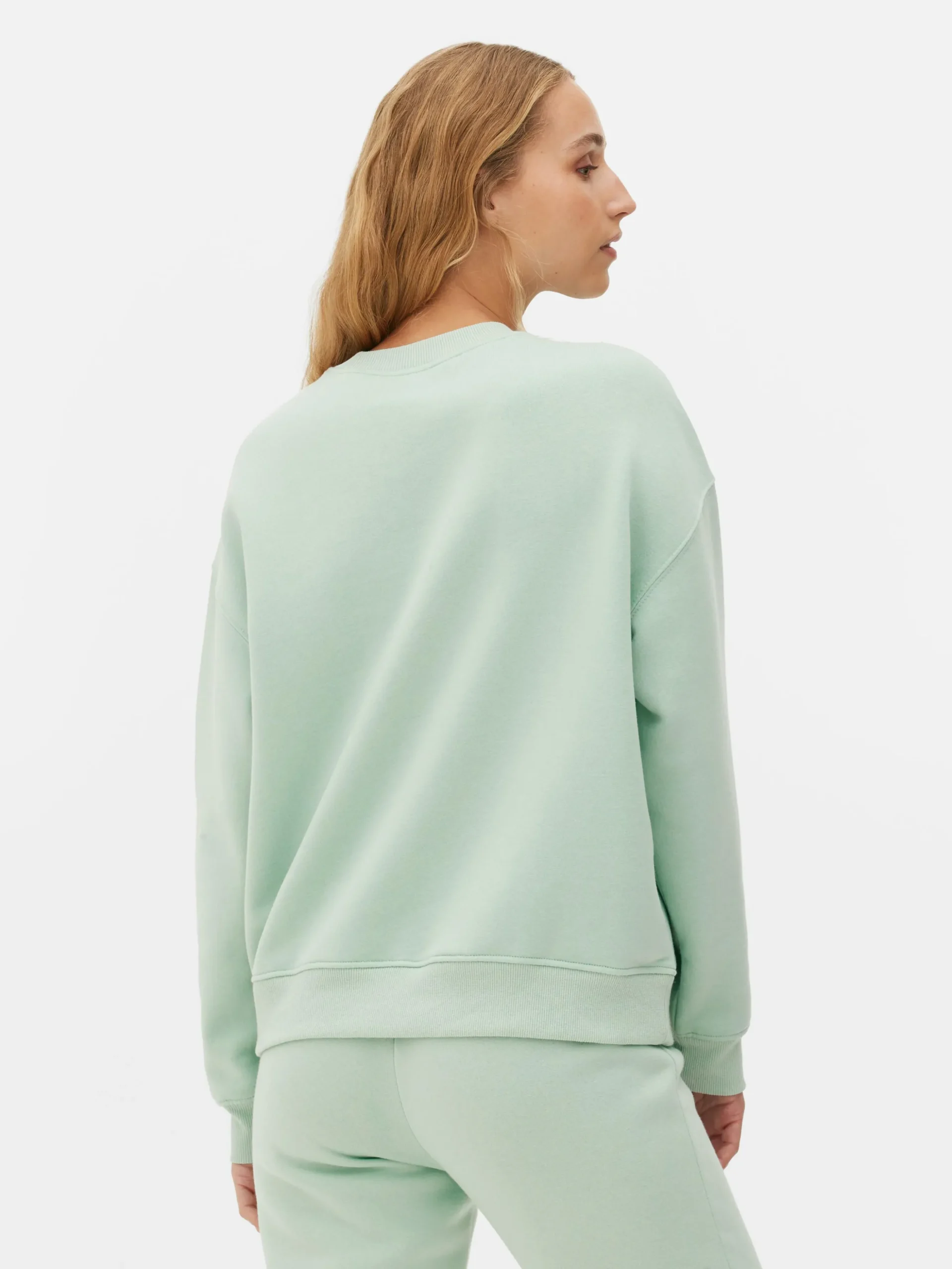 Sudadera Básica De Cuello Redondo