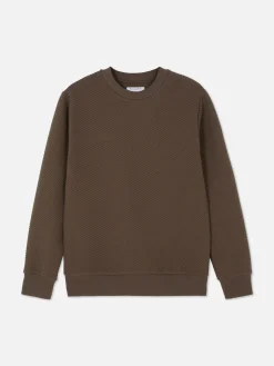 Sudadera Con Acolchado De Rombos
