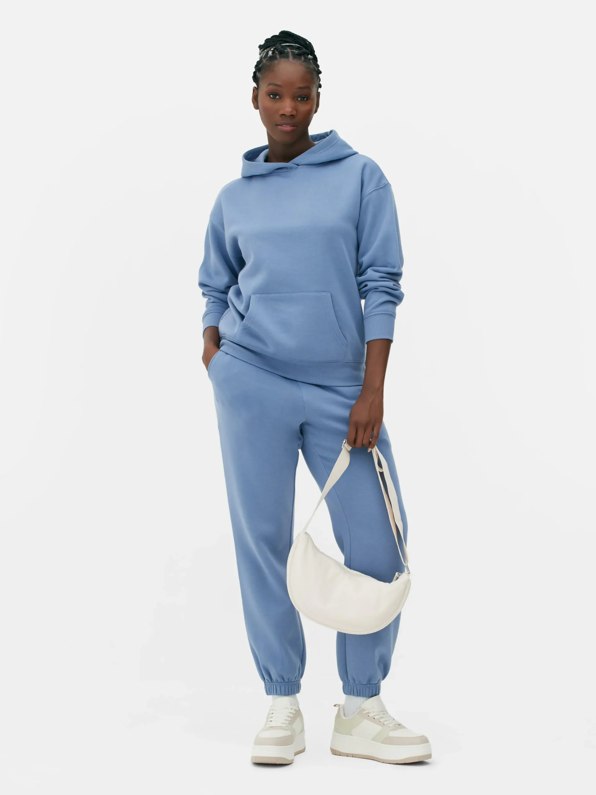 Sudadera Con Capucha Básica Sin Cierre