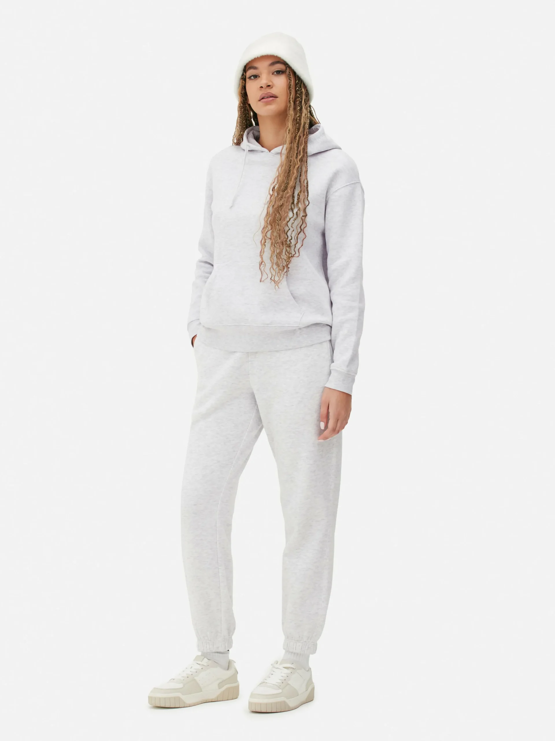 Sudadera Con Capucha Básica Y Cordón De Ajuste