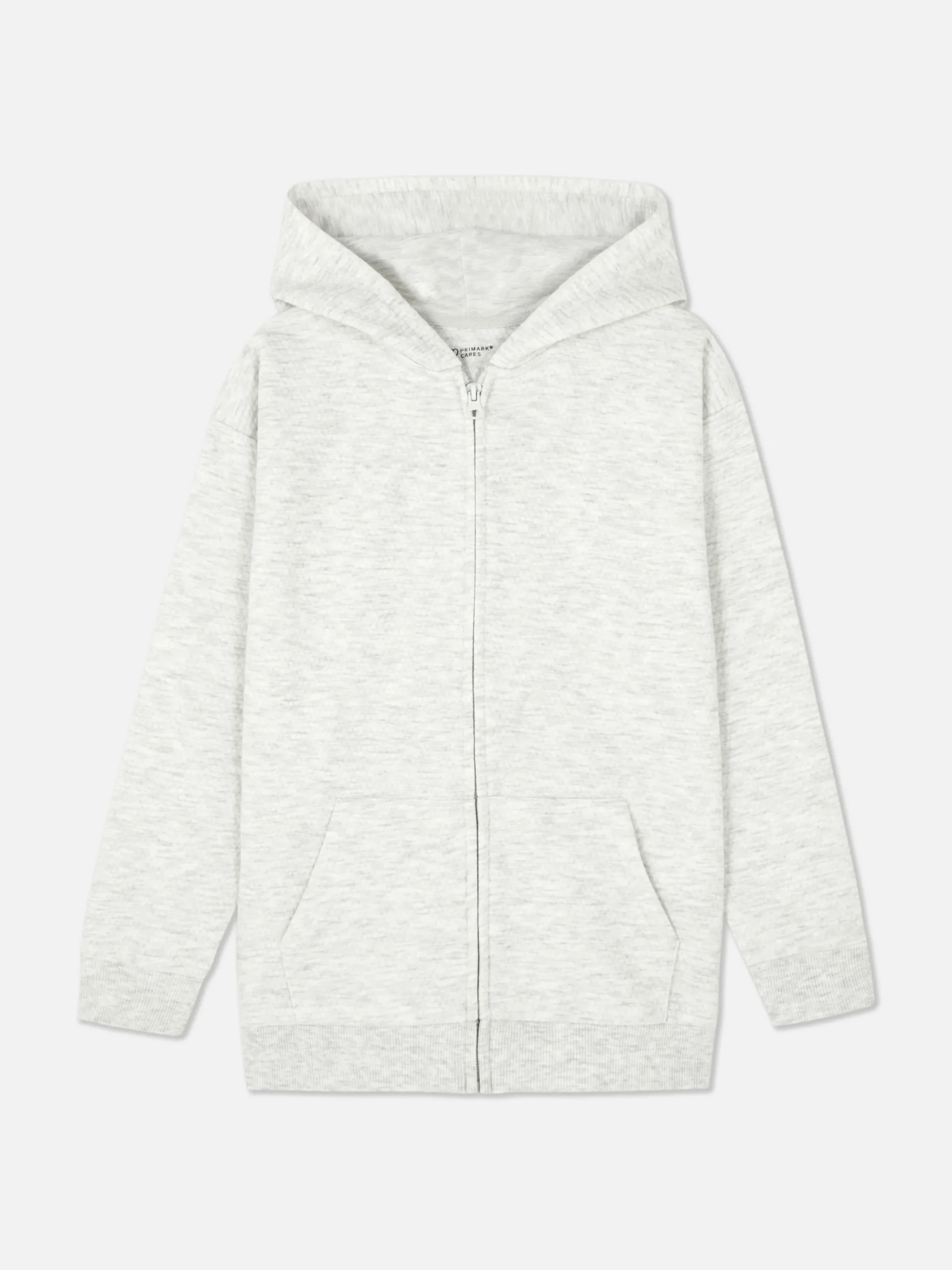 Sudadera Con Capucha, Cremallera Y Textura Para Niño