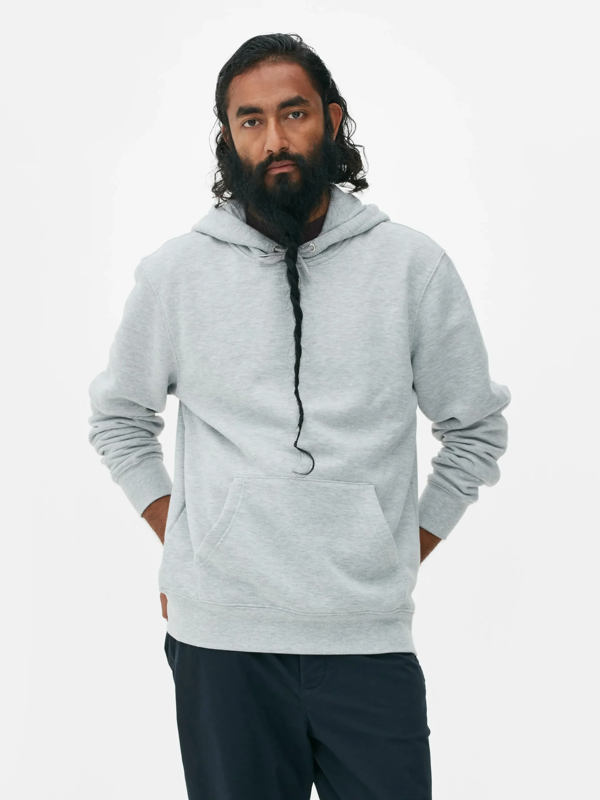 Sudadera Con Capucha De Corte Recto Essential