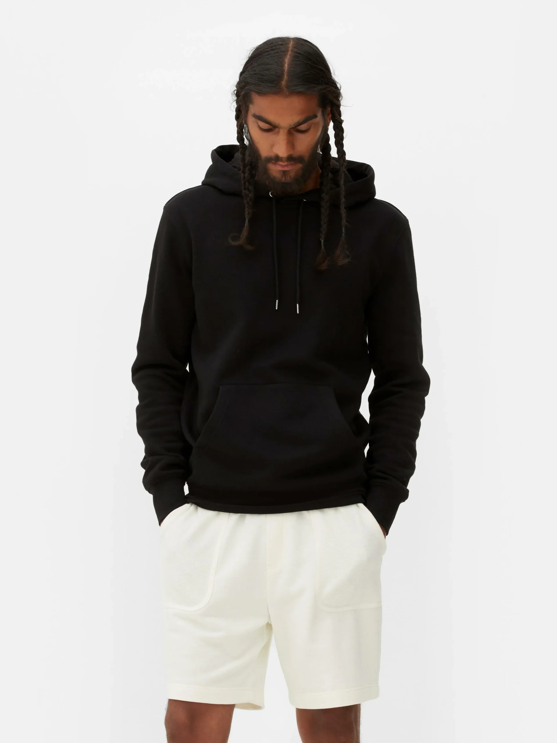 Sudadera Con Capucha De Corte Recto Essential