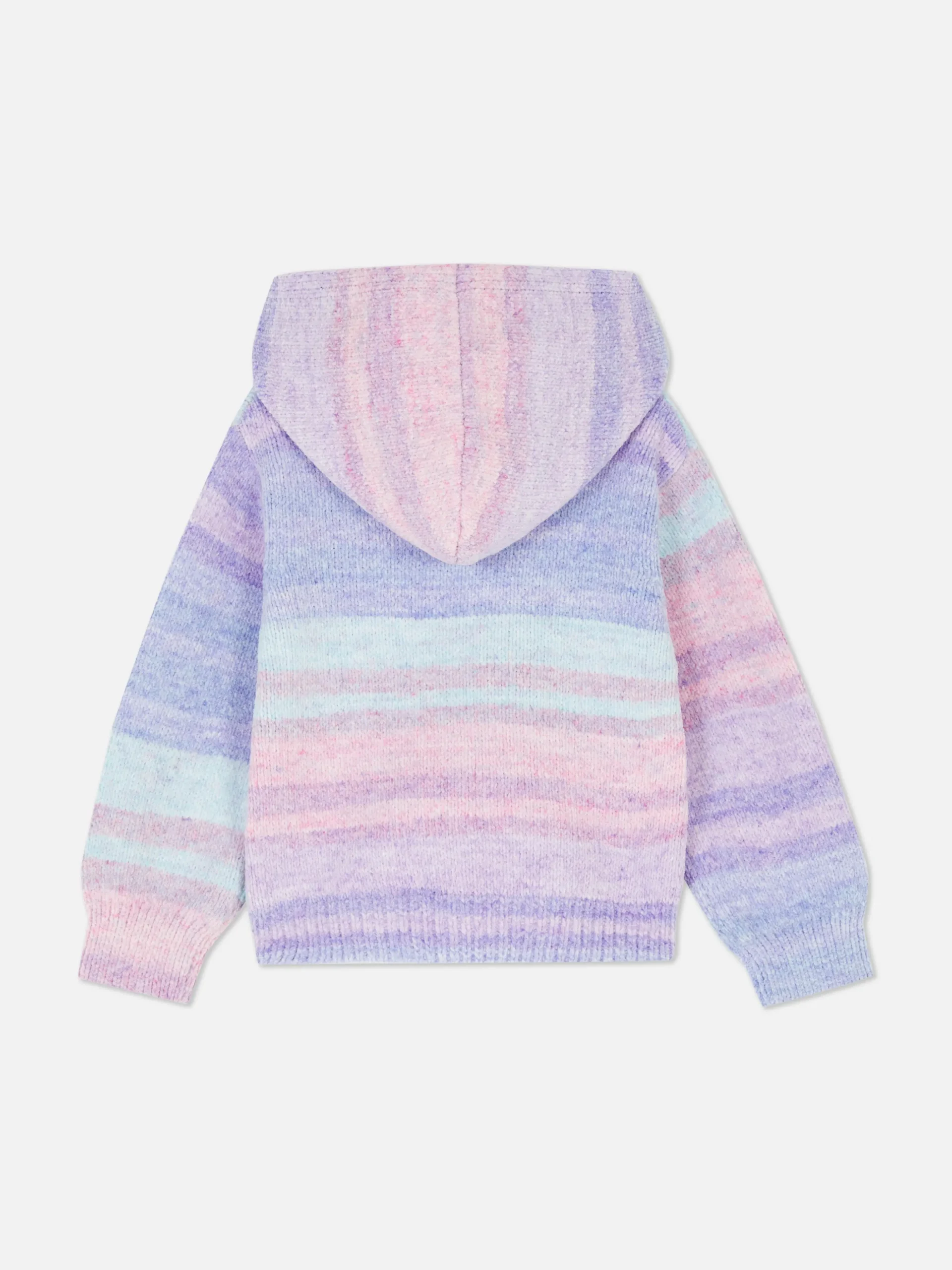 Sudadera Con Capucha De Punto Multicolor