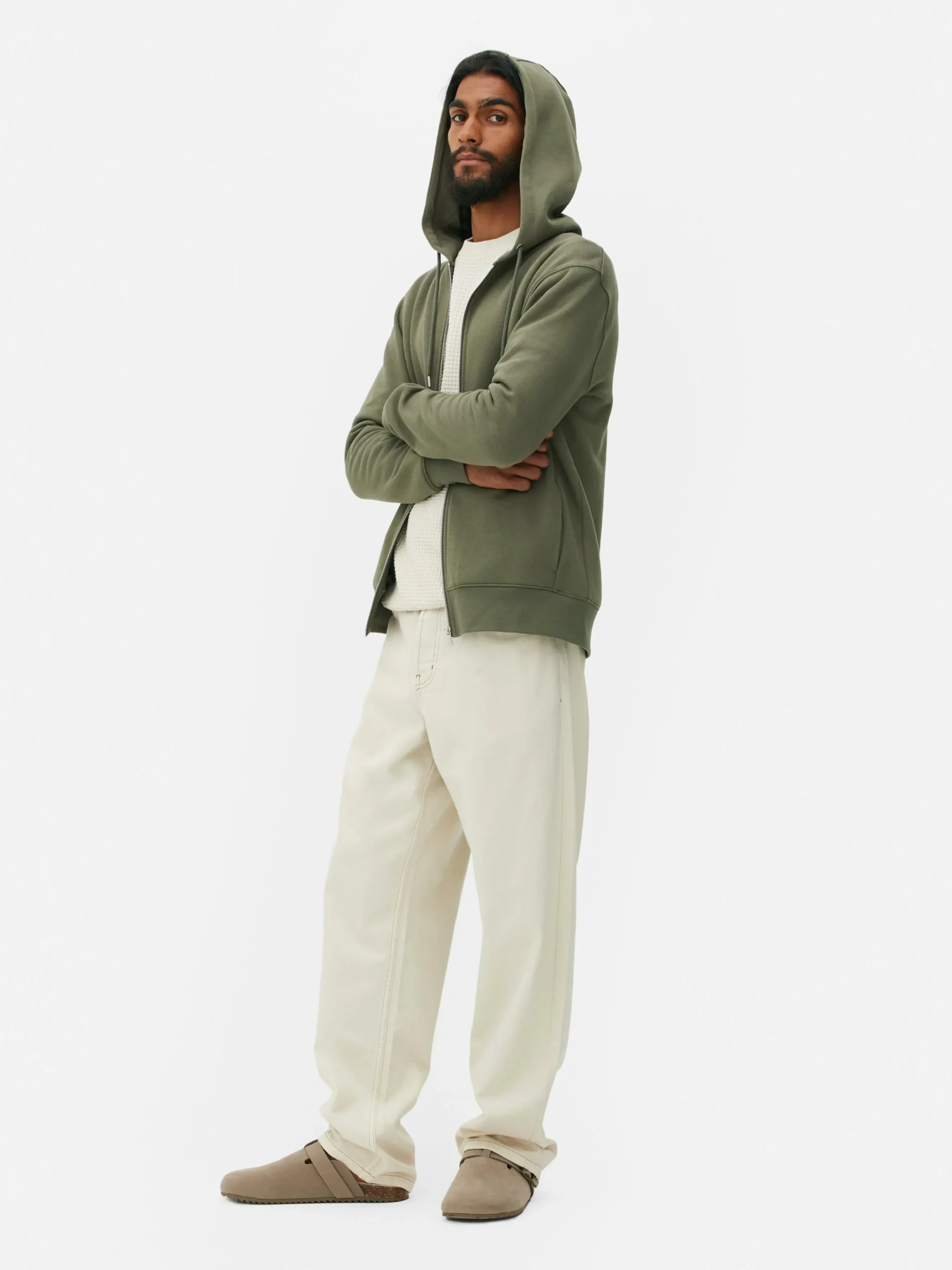 Sudadera Con Capucha Y Cremallera Clásica